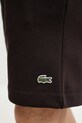 Lacoste szorty dresowe z bawełną męskie brązowy GH9627