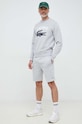 Lacoste szorty GH9627 szary AW25