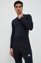 Къс панталон за бягане New Balance текстил черен MS21268BK