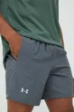 siva Kratke hlače za tek Under Armour Moški