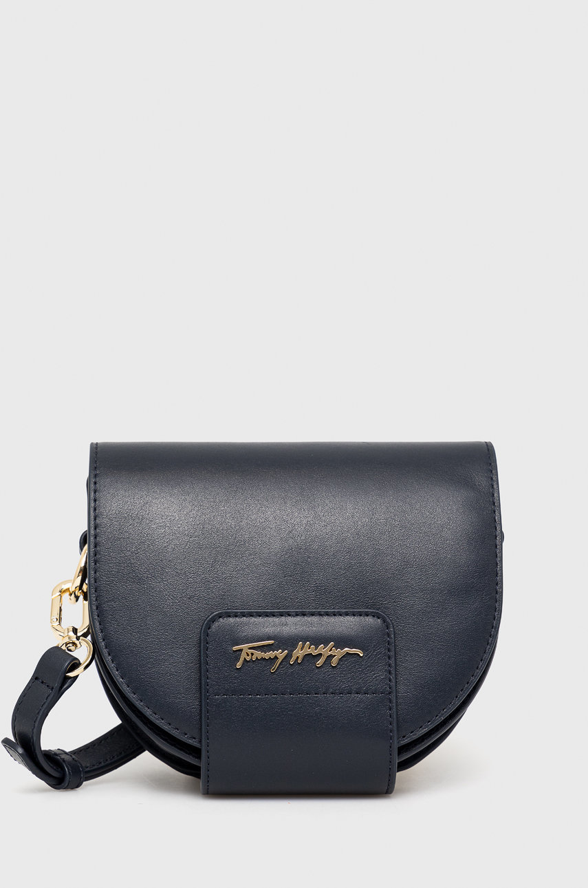 bleumarin Tommy Hilfiger poseta de piele De femei