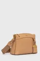 Δερμάτινη τσάντα DKNY καφέ