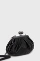 Шкіряна сумка Weekend Max Mara 55160122600 чорний AW24