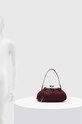 Weekend Max Mara kopertówka skórzana 55160222600 bordowy
