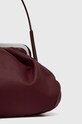 Akcesoria Weekend Max Mara kopertówka skórzana 55160222600 bordowy