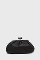 Δερμάτινη τσάντα ώμου Weekend Max Mara μαύρο 55160222600