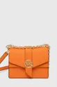 oranžna Usnjena torbica MICHAEL Michael Kors Ženski