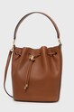 Lauren Ralph Lauren bőr táska nappa bőr barna 431876722004
