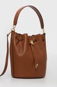 Lauren Ralph Lauren bőr táska 431876722004 barna AW22