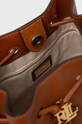 Lauren Ralph Lauren bőr táska 431876722004 barna