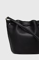 Dodatki Usnjena torbica Lauren Ralph Lauren 431876723003 črna