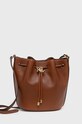 Lauren Ralph Lauren bőr táska nappa bőr barna 431876723004