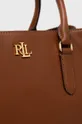 barna Lauren Ralph Lauren bőr táska
