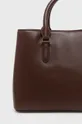 Кожаная сумочка Lauren Ralph Lauren коричневый