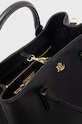 Lauren Ralph Lauren bőr táska 431876725004 fekete