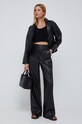 Кожаная сумочка Lauren Ralph Lauren 431876725004