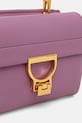 Coccinelle torebka skórzana fioletowy E1.MD5.55.B7.01