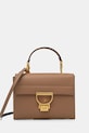 Kožená kabelka Coccinelle usňová koža hnedá E1.MD5.55.B7.01