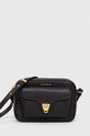 Coccinelle poseta de piele uni negru E1.MF6.55.04.01
