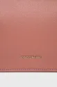 ροζ Δερμάτινη τσάντα Coccinelle