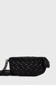 Kožna torba Kurt Geiger London bez uzorka crna 9317000109