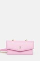 Patrizia Pepe borsa a mano in pelle pelle fiore rosa 2B0032.L061