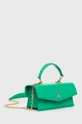 Δερμάτινη τσάντα Patrizia Pepe πράσινο