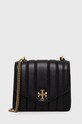Δερμάτινη τσάντα Tory Burch λείο δέρμα μαύρο 137139.001