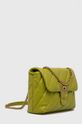 Kožená kabelka Pinko žlutě zelená
