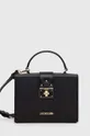 μαύρο δερμάτινη τσάντα Love Moschino Γυναικεία