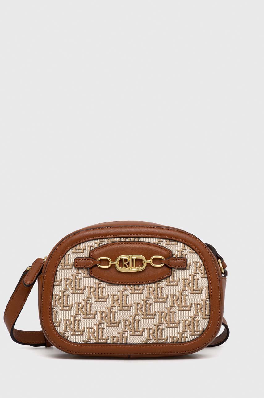 brązowy Lauren Ralph Lauren torebka Damski