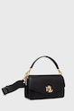 Lauren Ralph Lauren torebka skórzana 431876437001 czarny AW22