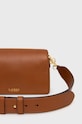 Lauren Ralph Lauren torebka skórzana brązowy 431876437002