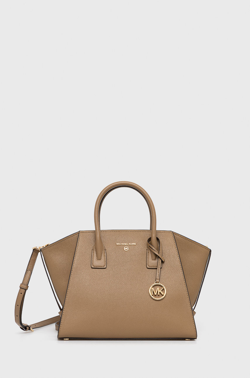 barna MICHAEL Michael Kors bőr táska Női
