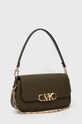 Kožená kabelka MICHAEL Michael Kors 30F2G7PC2L zelená AW22