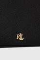 Lauren Ralph Lauren torebka skórzana 431883768008 czarny