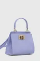 Usnjena torbica Furla 1927 vijolična