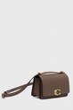 Шкіряна сумочка Coach Bandit Crossbody CD724 сірий AW23