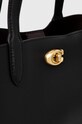 Akcesoria Coach torebka skórzana Willow Tote 24 C8869 czarny