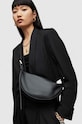 AllSaints torebka skórzana HALF MOON XBODY WB027Z czarny SS23