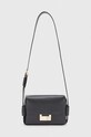 Кожена чанта AllSaints FRANKIE CROSSBODY гладка кожа черен WB572X