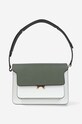 Marni leather handbag non-detachable strap green SBMPS01U75.LV520.Z584N