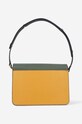 Δερμάτινη τσάντα Marni SBMPS01U75.LV520.Z584N πράσινο AW22