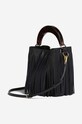 Kožená kabelka Marni SCMPU09TL9.LV589.ZO280 čierna AW22