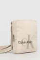 Malá taška Calvin Klein Jeans béžová