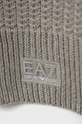 Шарф с примесью шерсти EA7 Emporio Armani серый