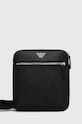 Torba Emporio Armani imitacija zrnate kože crna Y4M185.Y138E