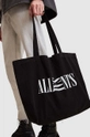 AllSaints torba OPPOSE SHOPPER TOTE czarny