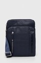 Aeronautica Militare borseta de piele uni bleumarin AM460