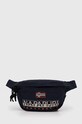 Napapijri borseta cu modele bleumarin NP0A4GGP1761
